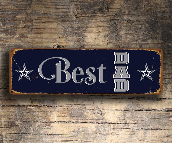 DAD Signs - Best Dad Sign | Classic Metal Signs