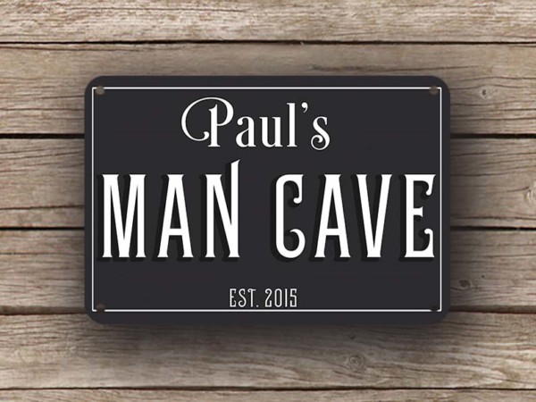 Black Man Cave Sign