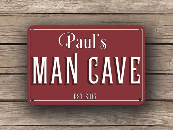 Red Man Cave Sign