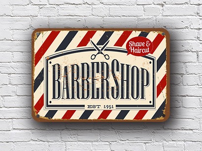 barbershop sign