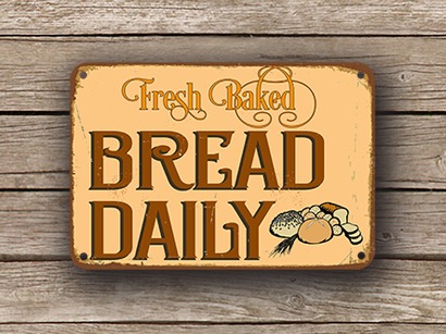 bread sign