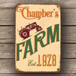 custom farm sign
