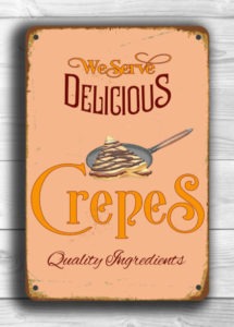 Custom Food Sign