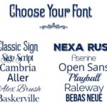 Choose Font