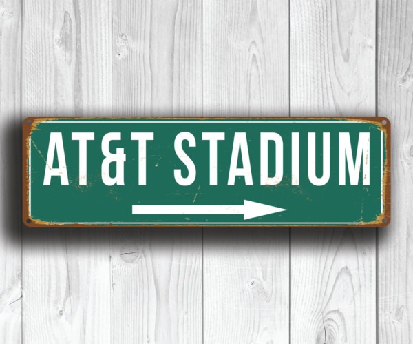 ATandT Stadium Sign