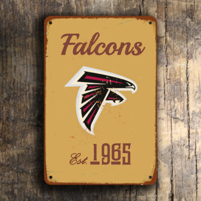 Atlanta Falcons Football Sign