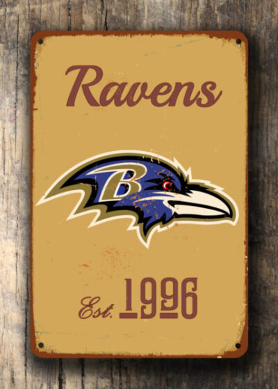baltimore-ravens-sign-vintage-style-baltimore-ravens-est-1996-composite-aluminum-baltimore-ravens-sign-in-team-colors-sports-fan-sign-1