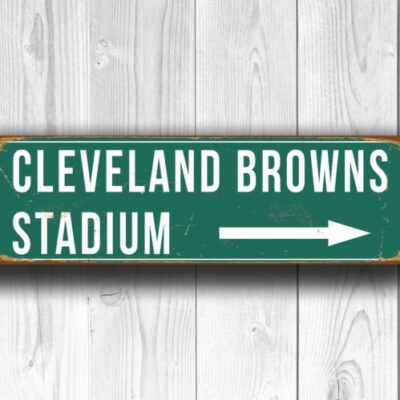 Cleveland Browns Stadium Sign
