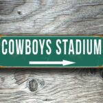 Cowboys Stadium Sign