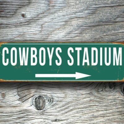 Cowboys Stadium Sign