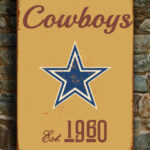 DALLAS-COWBOYS-Sign-Vintage-style-Dallas-Cowboys-Sign-Est.-1960-Composite-Aluminum-Vintage-Dallas-Cowboys-Sign-FOOTBALL-Fan-Sign-Cowboys-Fan-4
