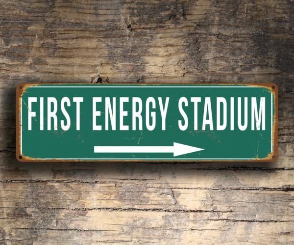 First Energy Stadium Sign