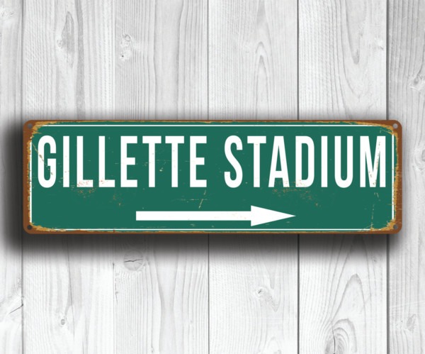 Gillette Stadium Sign