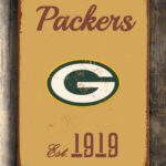 GREENBAY-PACKERs-Sign-Vintage-style-Greenbay-Packers-Sign-Est.-1919-Composite-Aluminum-Vintage-Greenbay-Packers-Sign-FOOTBALL-Fan-Sign-1