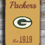 GREENBAY-PACKERs-Sign-Vintage-style-Greenbay-Packers-Sign-Est.-1919-Composite-Aluminum-Vintage-Greenbay-Packers-Sign-FOOTBALL-Fan-Sign-3