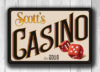 Customizable Casino Sign