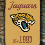 JACKSONVILLE-JAGUARS-Sign-Vintage-style-Jacksonville-Jaguars-Sign-Est.-1993-Composite-Aluminum-Vintage-Jacksonville-Jaguars-Sports-Fan-Sign-3
