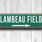 Lambeau Field Stadium Sign