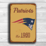 New England Patriots Logo Sign