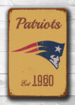 New England Patriots Logo Sign