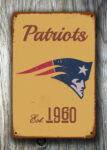 New England Patriots Logo Sign