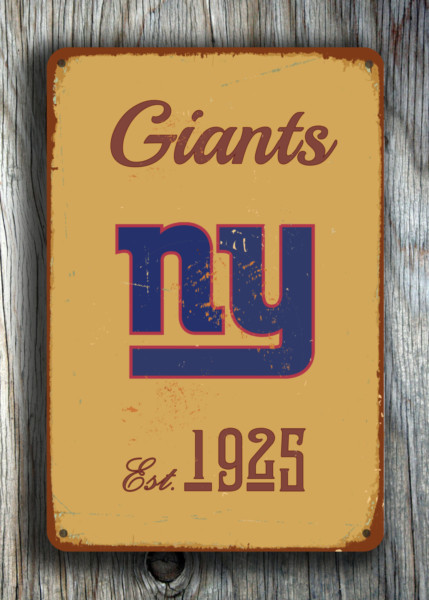 NEW-YORK-GIANTS-Sign-Vintage-style-New-York-Giants-Sign-Est.-1925-Composite-Aluminum-Vintage-New-York-Giants-Football-Fan-Sign-Sports-Sign-1