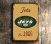 New York Jets Football Sign