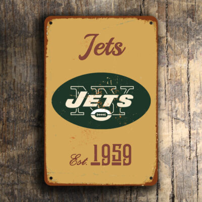 New York Jets Football Sign