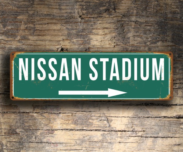 Nissan Stadium Sign