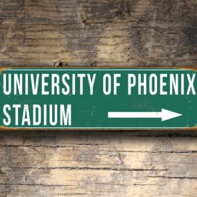 University of Phoenix Stadium Sign