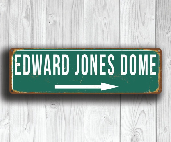 Vintage style Edward Jones Dome Sign