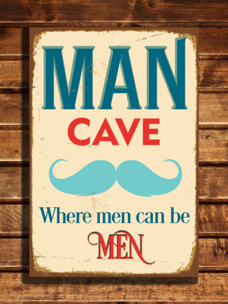 Vintage Style Man Cave sign