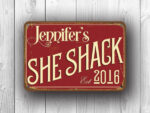 Red She Shack Sign