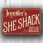 Red She Shack Sign