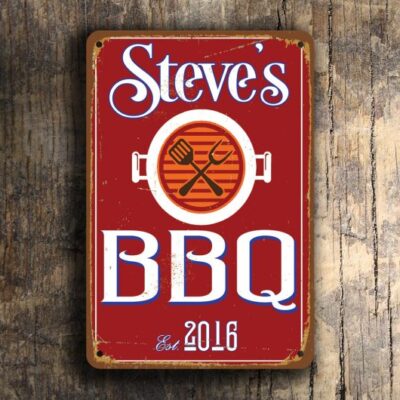PERSONALIZED BBQ SIGN