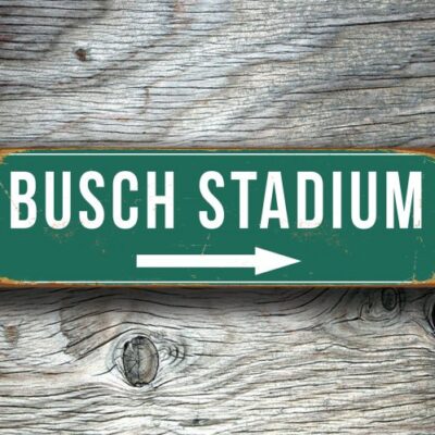 BUSCH STADIUM SIGN