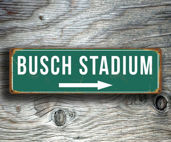 BUSCH STADIUM SIGN