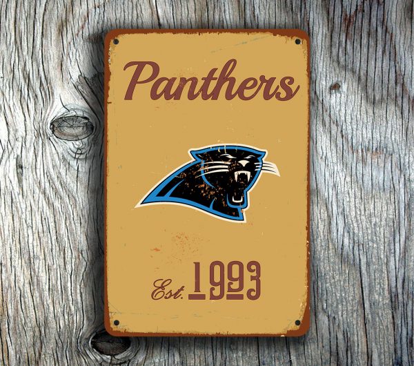 Carolina Panthers Logo Sign