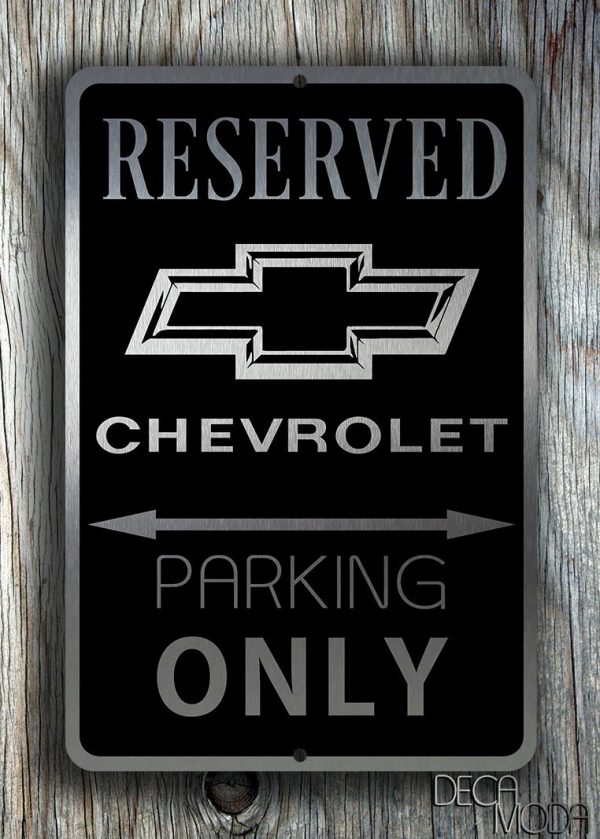 Chevrolet Parking Only Sign