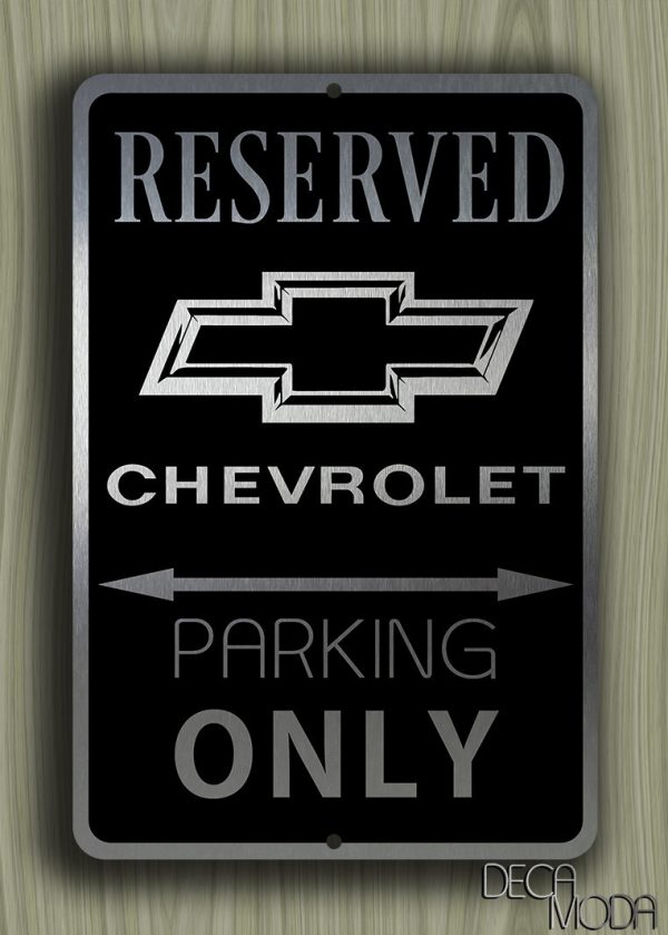 Details about   Corvette 1990 90 Chevrolet Novelty Reserved Parking Street Sign 12"X18" Aluminum 