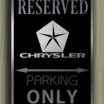Chrysler Parking sign