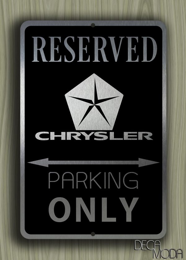 Chrysler Parking sign