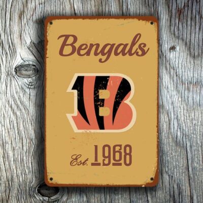 Cincinnati Bengals Logo Sign