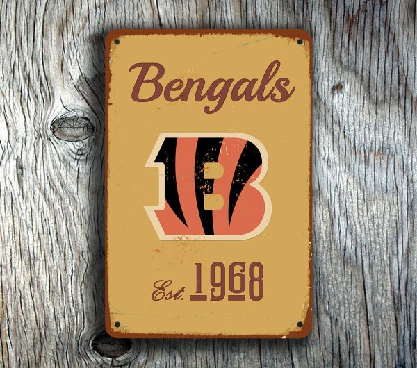 Cincinnati Bengals Logo Sign