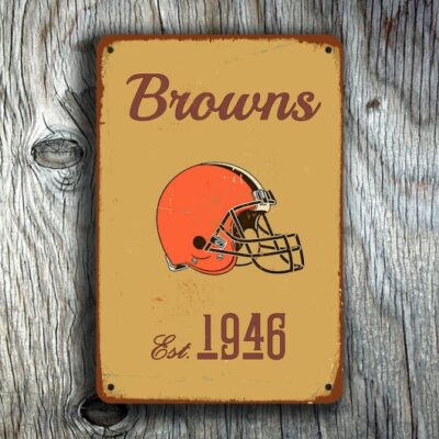 Cleveland Browns Logo Sign