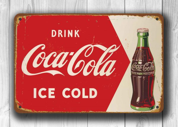 antique coca cola sign Off 62%