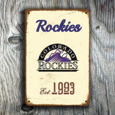 COLORADO ROCKIES SIGN