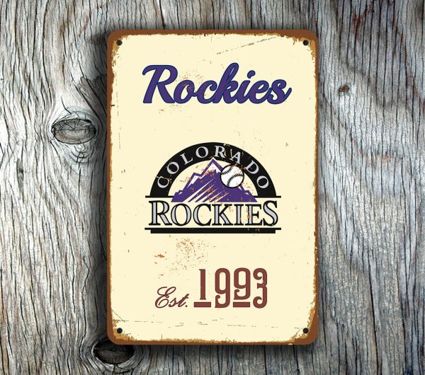 COLORADO ROCKIES SIGN