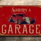 PERSONALIZED GARAGE SIGN