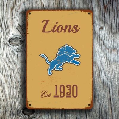 DETROIT LIONS Sign